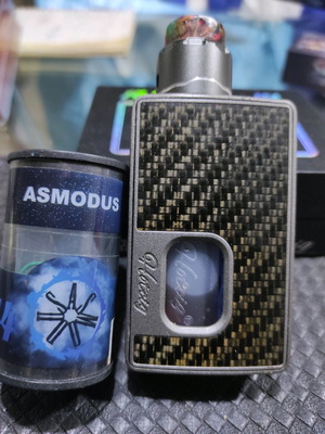Rsq Hotcig Squonk with asMODus C4 LP 24mm BF RDA