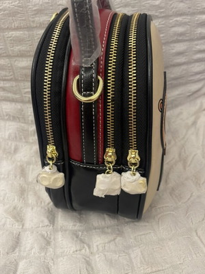 Cream Bear shoulder bag, beige