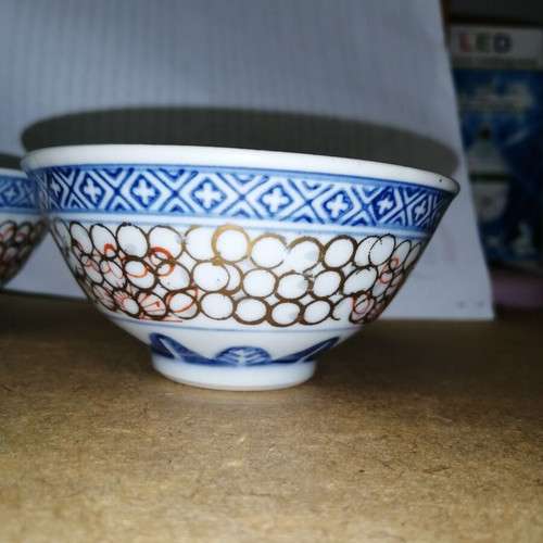 Chinese porcelain tea cups like new