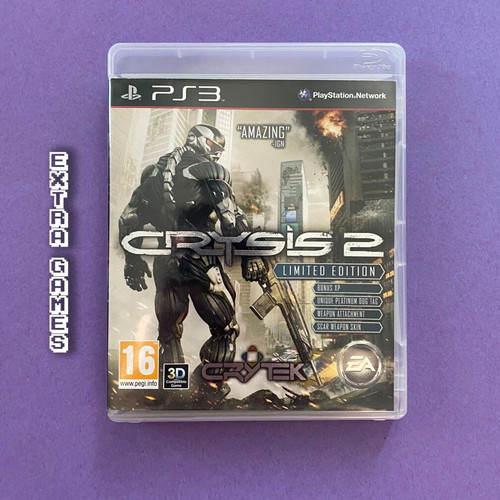 Sony PlayStation 3 Crysis 2 Limited Edition game like new