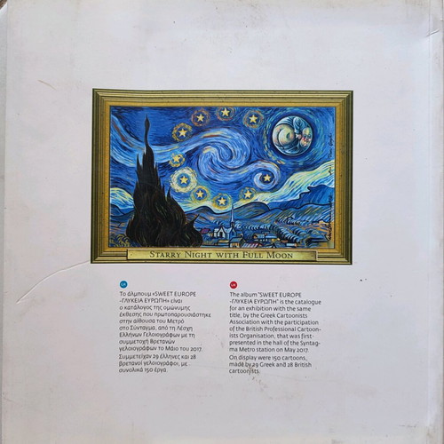 Sweet Europe cartoon book used