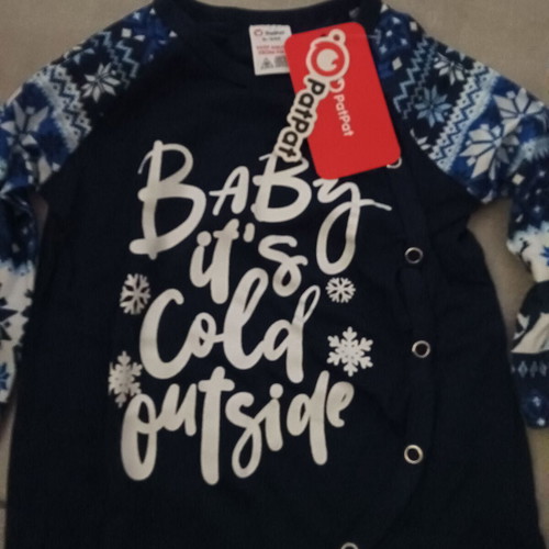Pajama romper for 6-9 months and whole family, new
