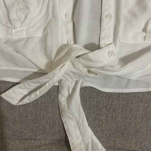 Lascana summer blouse, white, size S/M