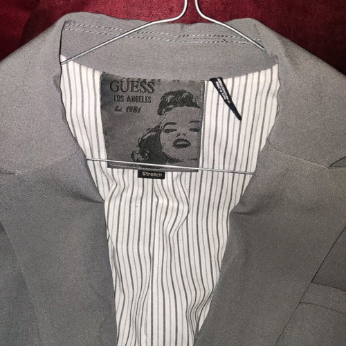 Guess jacket collectible vintage limited edition with Marilyn Monroe, like new, gray