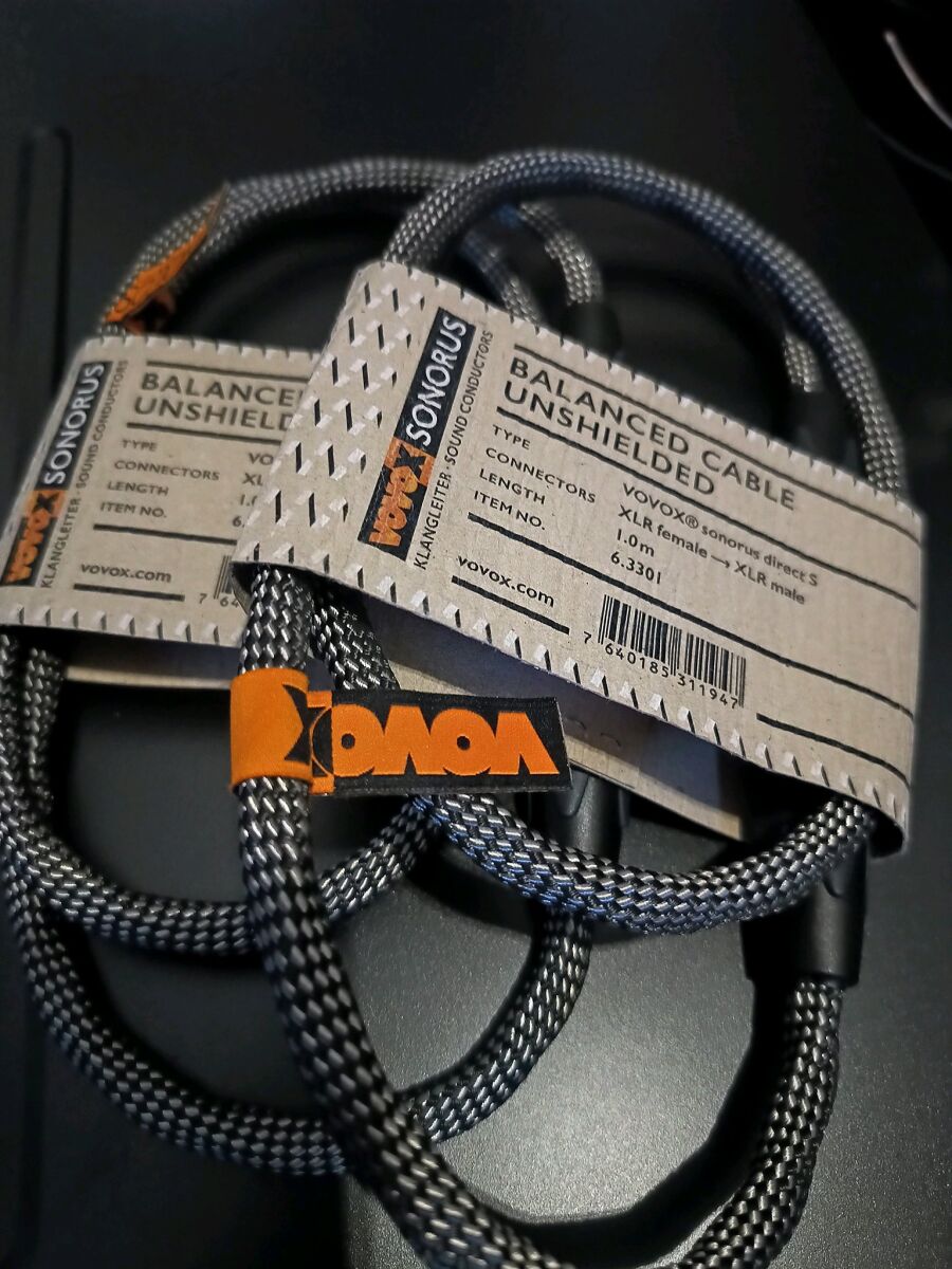 VOVOX Sonorus Direct S XLR new, 1m long - € 100,00 - Vendora.cy