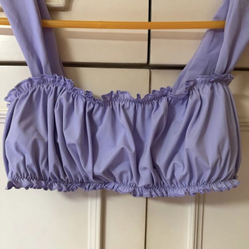 H&M Lilac Bikini Top New, Size M 38 10