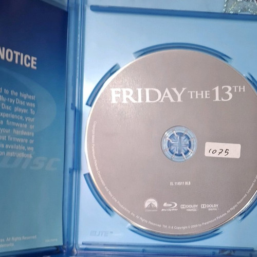 Friday the 13th Blu-ray used, horror with Greek subtitles