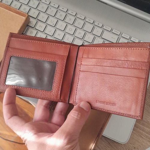 British Bag Company Genuine Leather Wallet new, brown