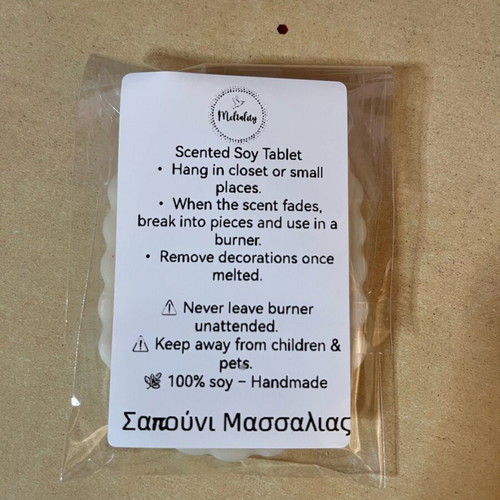 Aromatic tablet for wardrobe and small spaces new, two colors and scents
