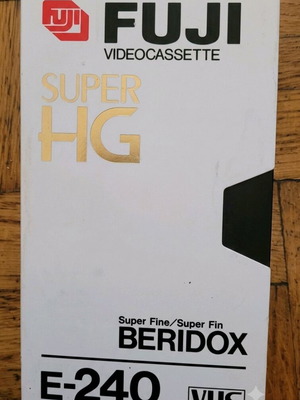 Fuji Super Fine 240 VHS βιντεοκασέτα μεταχειρισμένη