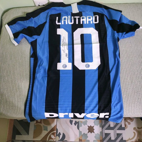 Inter Milan Lautaro Signed Jersey like new official replica