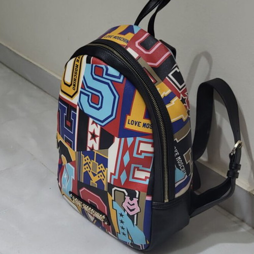 Authentic Love Moschino Multi Graphic Backpack (Excellent Condition / Like New)