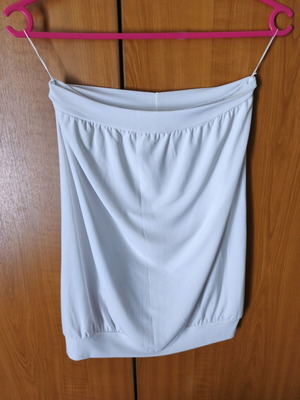 Anastasia white strapless blouse like new, one size