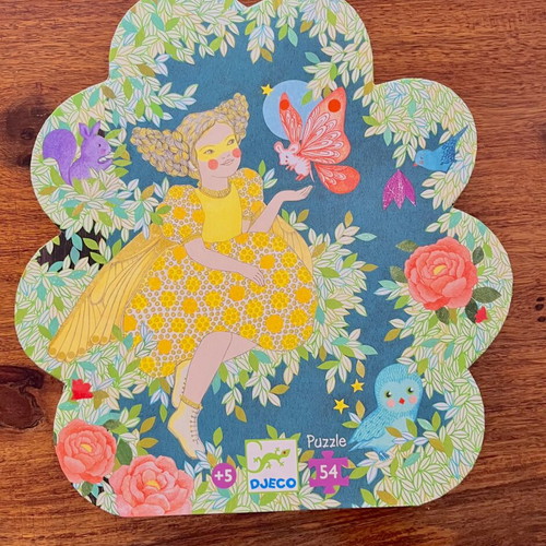 Djeco L'arbre de Flora silhouette puzzle 54 pieces new