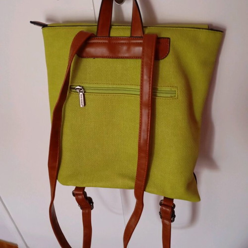 Bag to Bag Backpack Green Like New