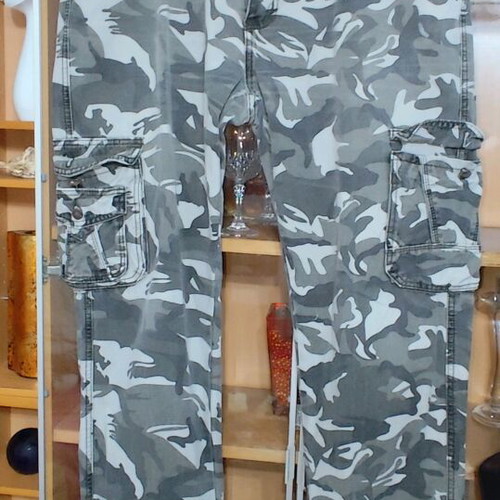 Men's camouflage pants used, khaki