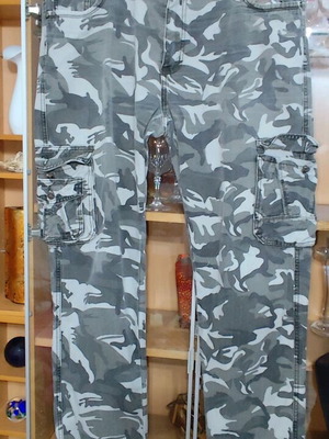 Men's camouflage pants used, khaki