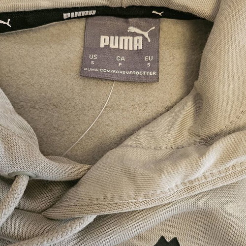 Puma beige hoodie men's Small like new