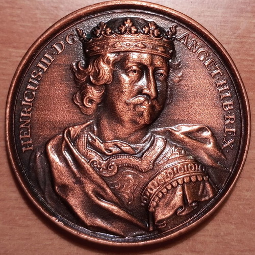 Henry III of England bronze medal used