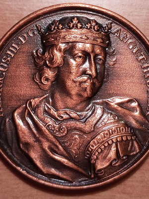 Henry III of England bronze medal used