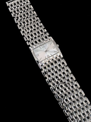Jewelry wristwatch women new, silver bracelet minimal design