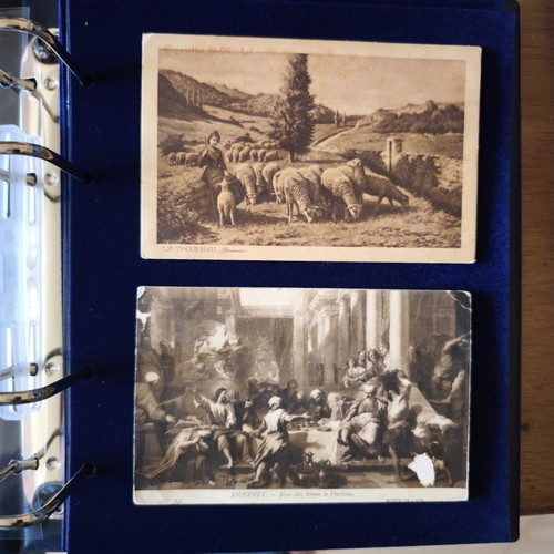 Safe German luxury album with box and Belle Époque cards like new