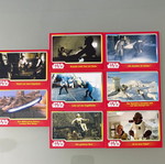 Κάρτες Star Wars Topps καινούργιες, σετ 8 στα γερμανικά