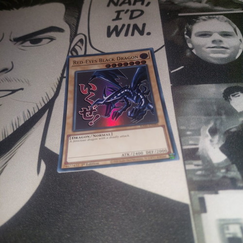 Red-Eyes Black Dragon Yu-Gi-Oh! card like new