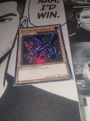 Red-Eyes Black Dragon Yu-Gi-Oh! card like new