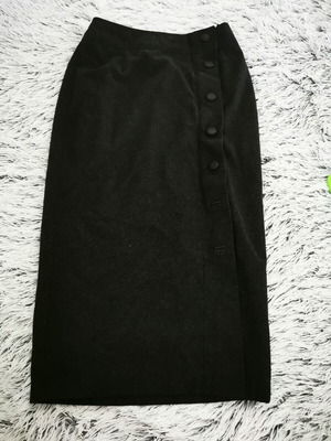 Jean Marie Lie women's skirt dark grey like new, winter lined