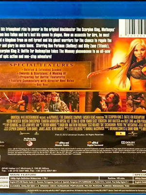 Blu-ray The Scorpion King 3: Battle for Redemption μεταχειρισμένο, υπότιτλοι