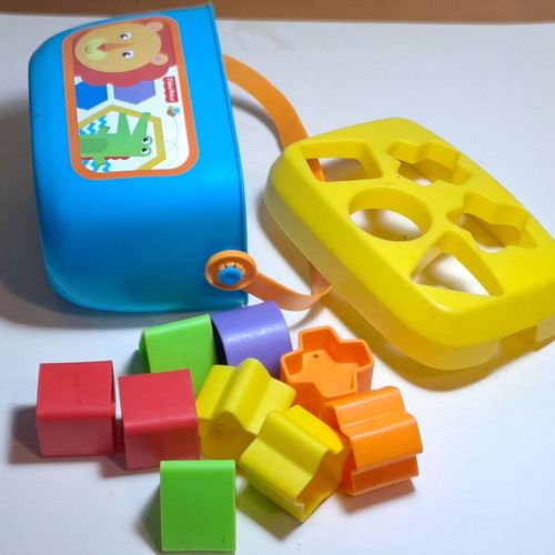 Fisher Price shape sorter cube used
