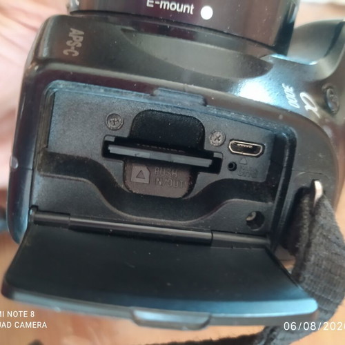 Sony A3000 camera used with E 18-55 3.5-5.6 OSS lens and accessories