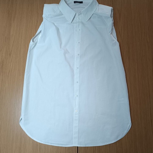 Rut & Circle Lovisa White Cotton Padded Shirt M New