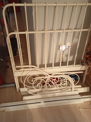 IKEA children's bed used, extendable, 3 sizes with mattress