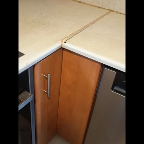 Kitchen cabinets set with magic corner and drawers
