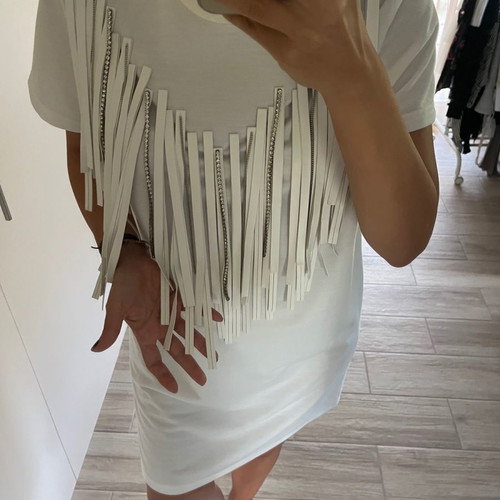Trash & Luxury dress new, one size, white