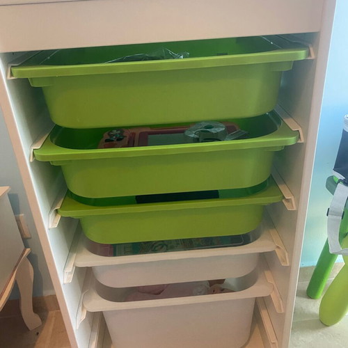 Ikea bookcase with boxes 60x22x128 used