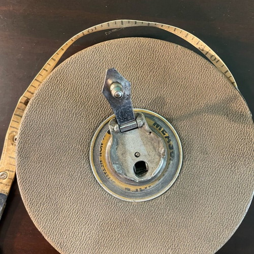 Antique measuring tape used
