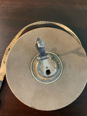 Antique measuring tape used
