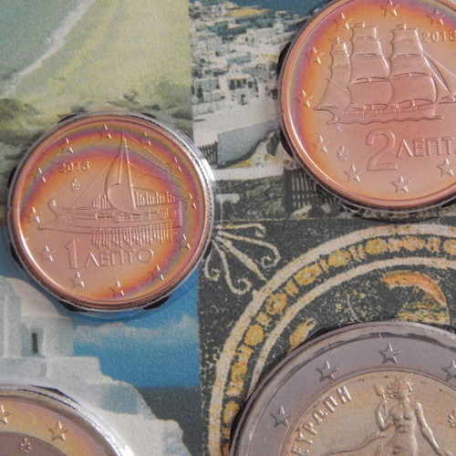 Euro Coin Set 2013 new official issue from Bank of Greece
