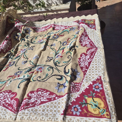 Collectible Handmade Embroidery Hologemisto 95×90 cm
