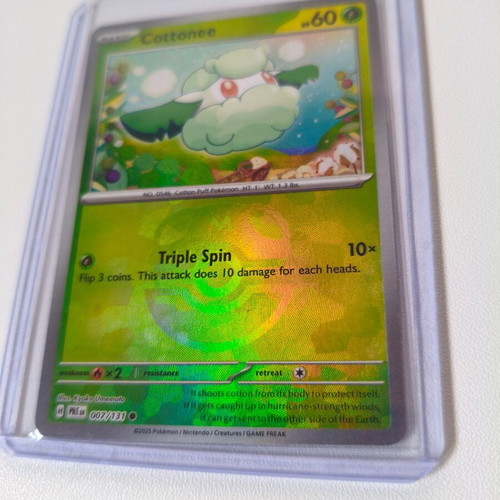 Pokemon Cottonee Prismatic Evolutions Masterball new
