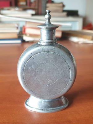 Tin flask used