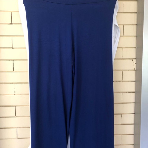 A-Style Pants set of 2 new, elastic fabric, blue and multicolor
