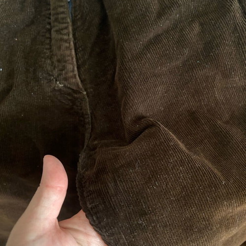 Bylot corduroy pants like new, y2k style, chocolate color, size L