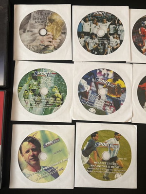 Συλλεκτικά DVD σαν καινούργια, σετ 10 ντοκιμαντέρ ποδοσφαίρου