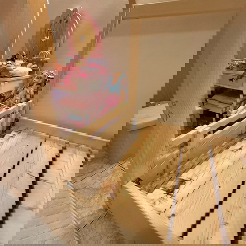 Κρεβάτι Montessori 140x70 με μεταχειρισμένο στρώμα Cocomat Skiouros και κάλυμμα