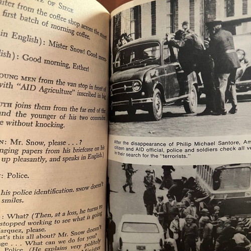 State of Siege book used, vintage political 1973