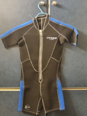 Cressi Lido 2mm wetsuit for children like new, size 10 years